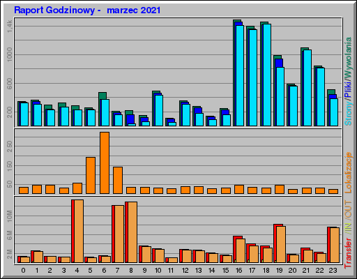 Raport Godzinowy -  marzec 2021