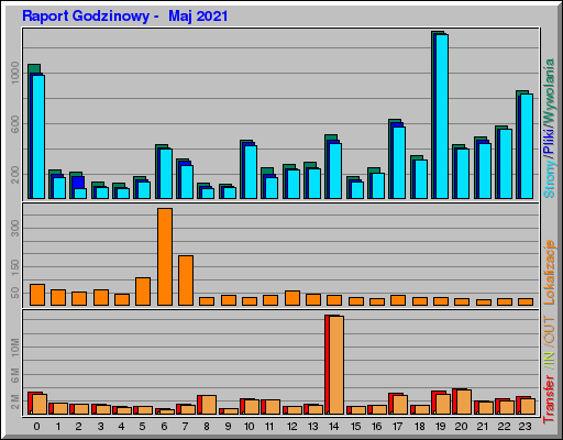 Raport Godzinowy -  Maj 2021